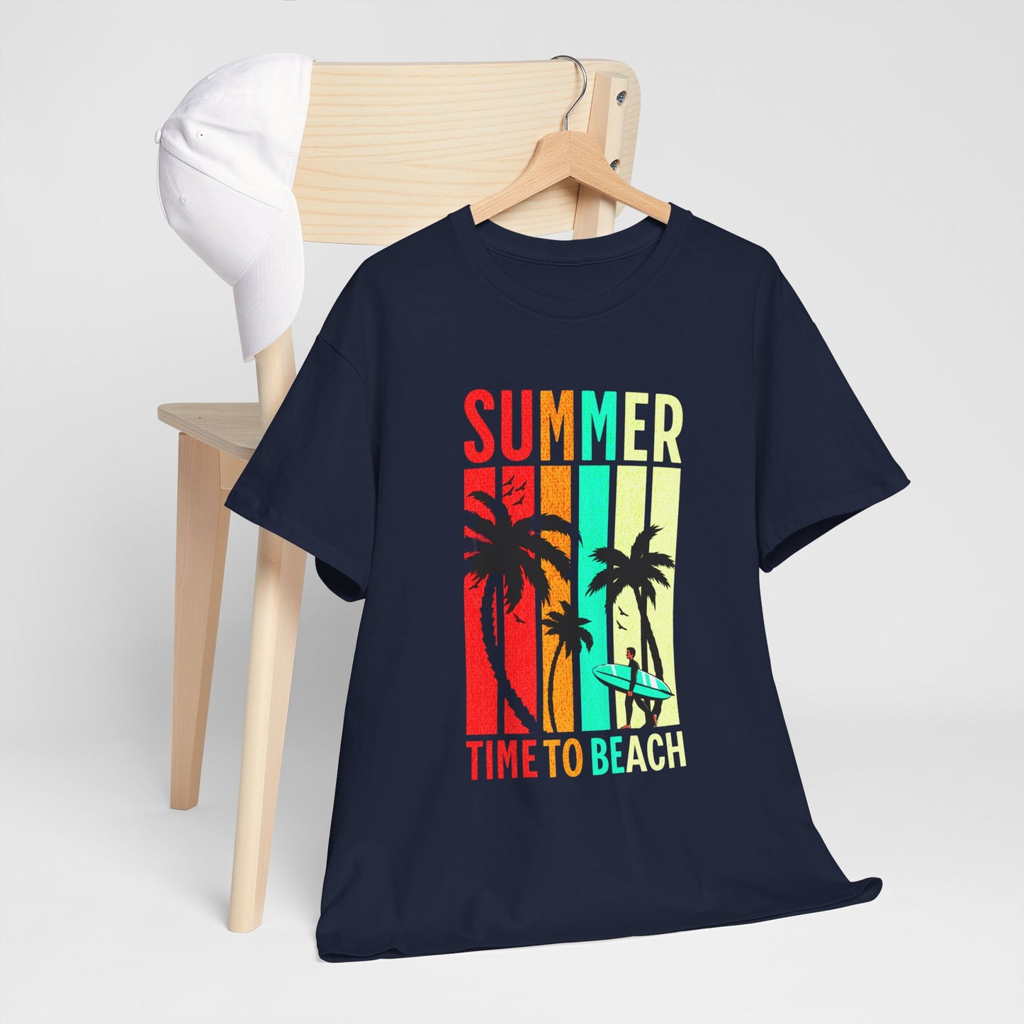 T-shirt con scritta " Summer time to the beach "