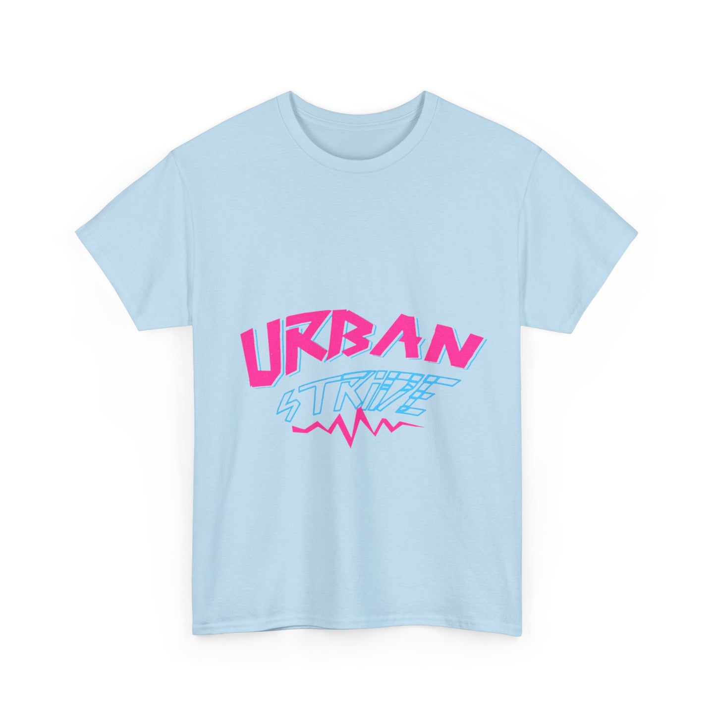 T-shirt con scritta "UrbanStride Neon Pulse"
