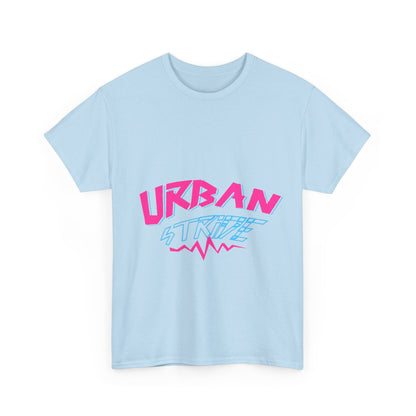 T-shirt con scritta "UrbanStride Neon Pulse"