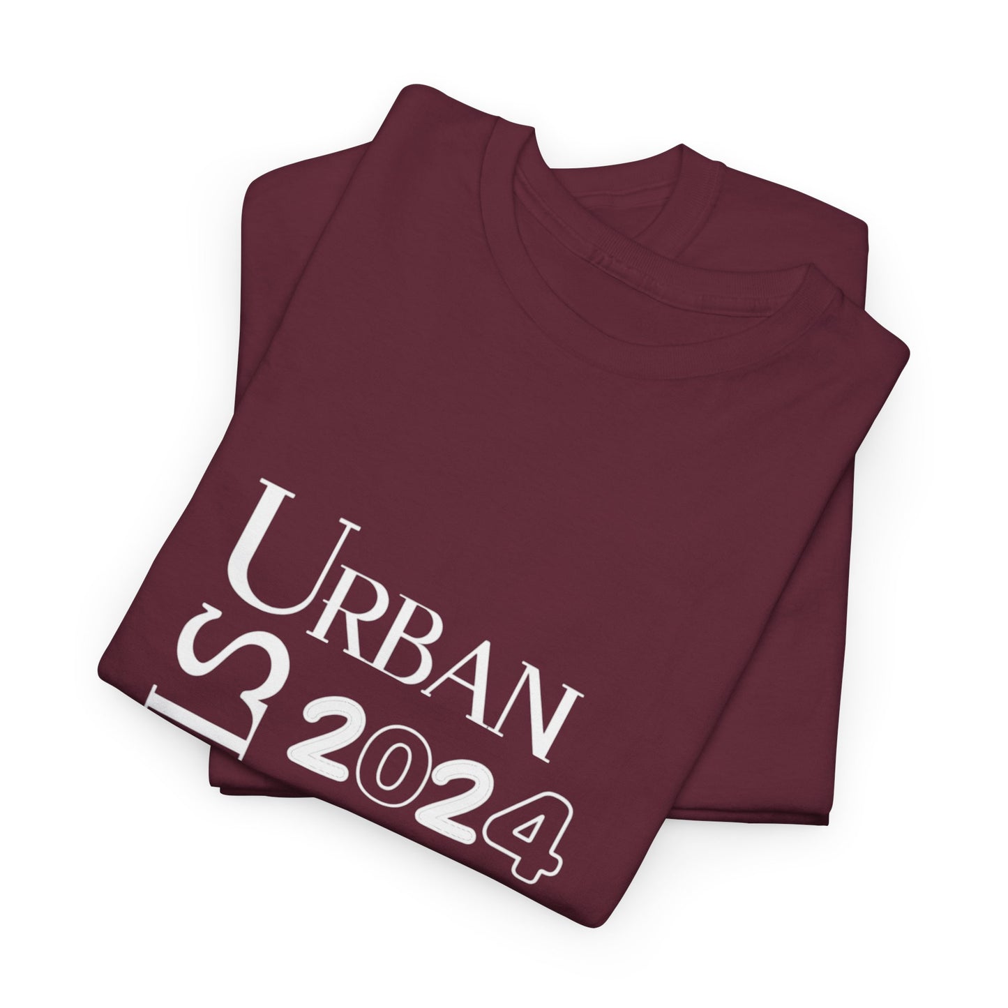 T-shirt con scritta "Urbanstride" red & black