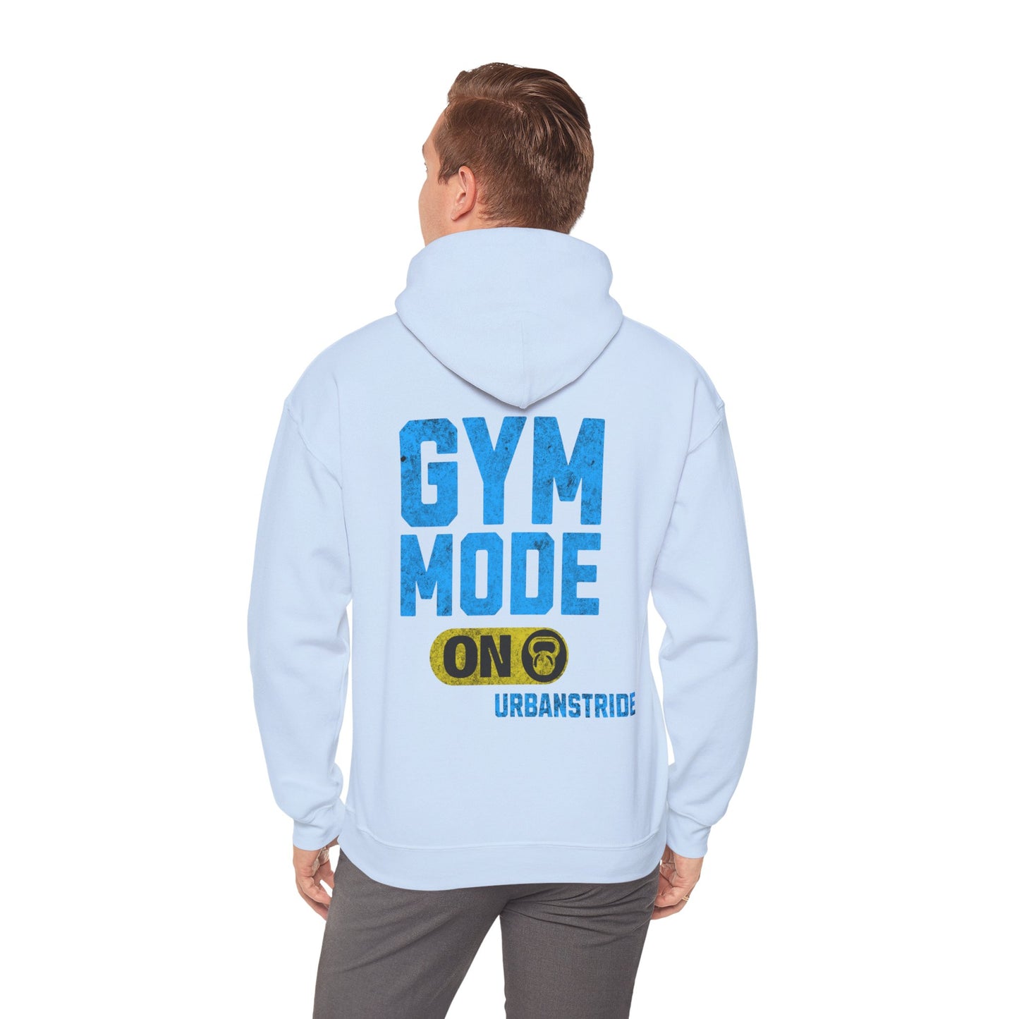 Felpa con scritta "Gym mode on"