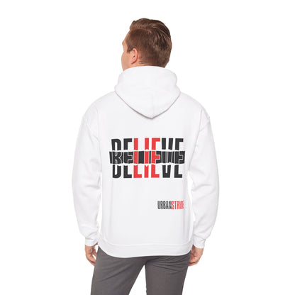 Felpa con scritta "Believe"