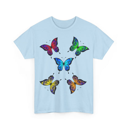T-shirt con scritta "UrbanStride Butterfly Vibes