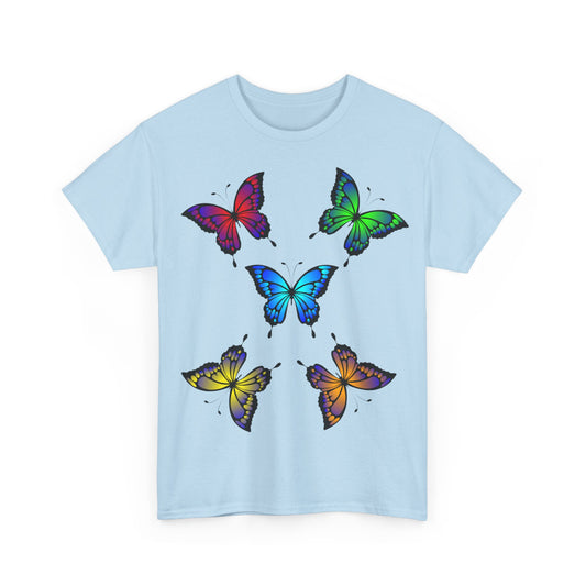 T-shirt con scritta "UrbanStride Butterfly Vibes