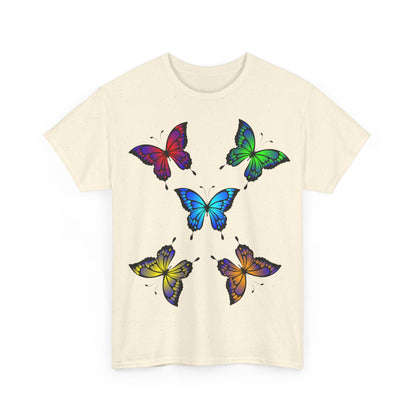 T-shirt con scritta "UrbanStride Butterfly Vibes