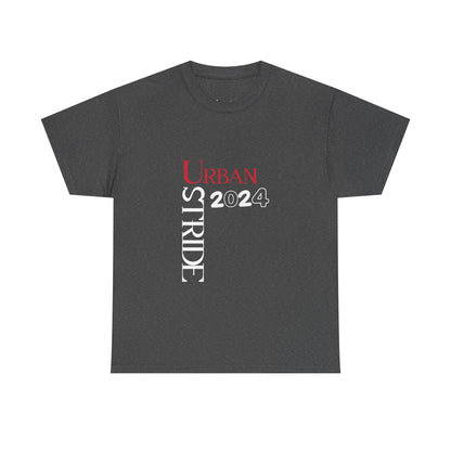 T-shirt con scritta "Urbanstride" red & black