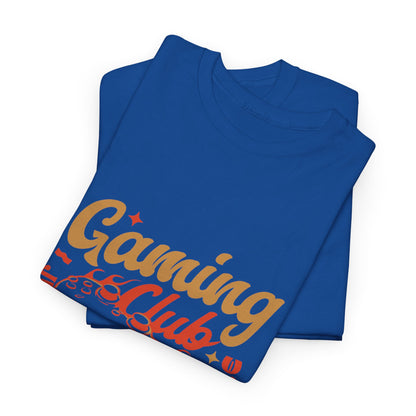 T-shirt con scritta “Gaming Club – I Just Need My Console”