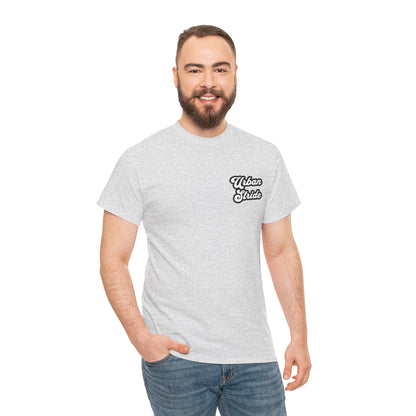 T-shirt con scritta "urbanstride " stile firma