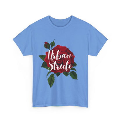 T-shirt con scritta "UrbanStride Vintage Flower
