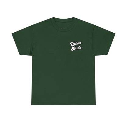 T-shirt con scritta "urbanstride " stile firma
