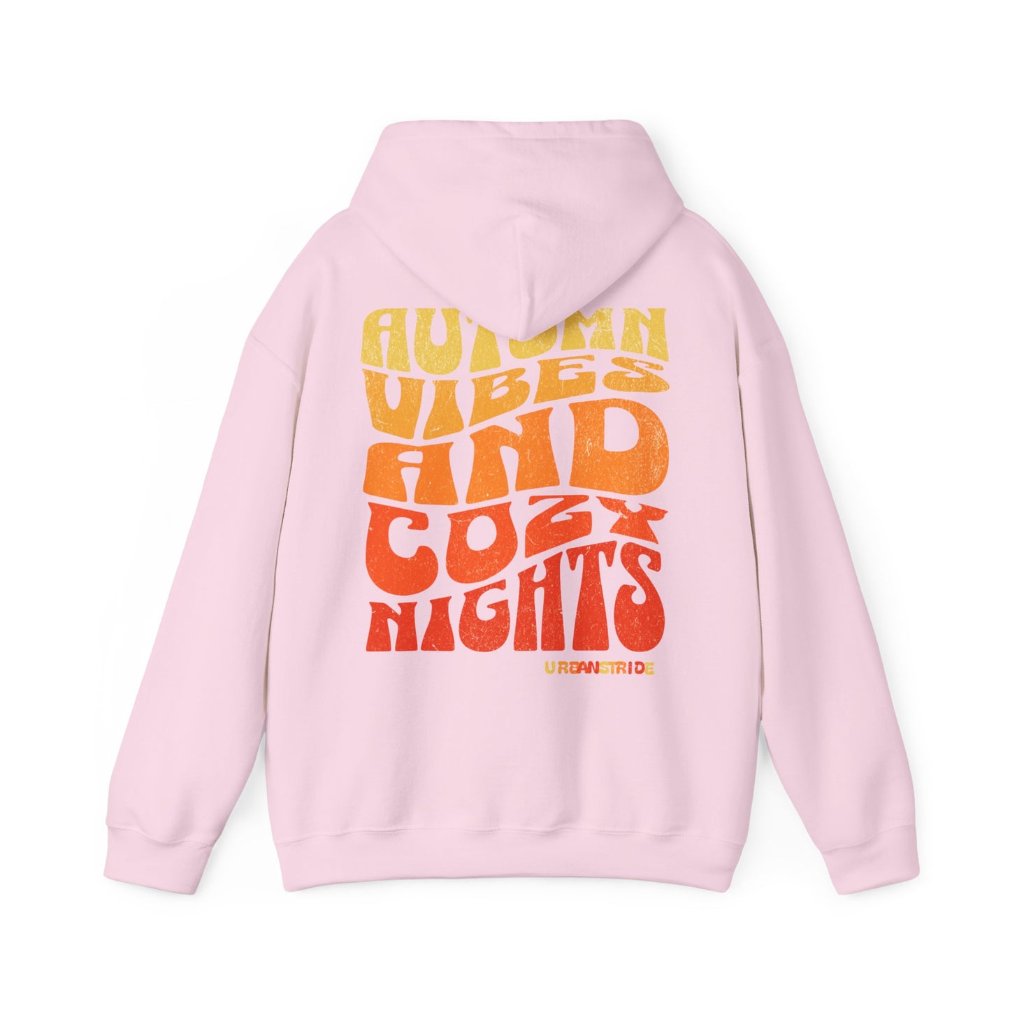 Felpa con scritta "Autumn vibes and cozy nights"