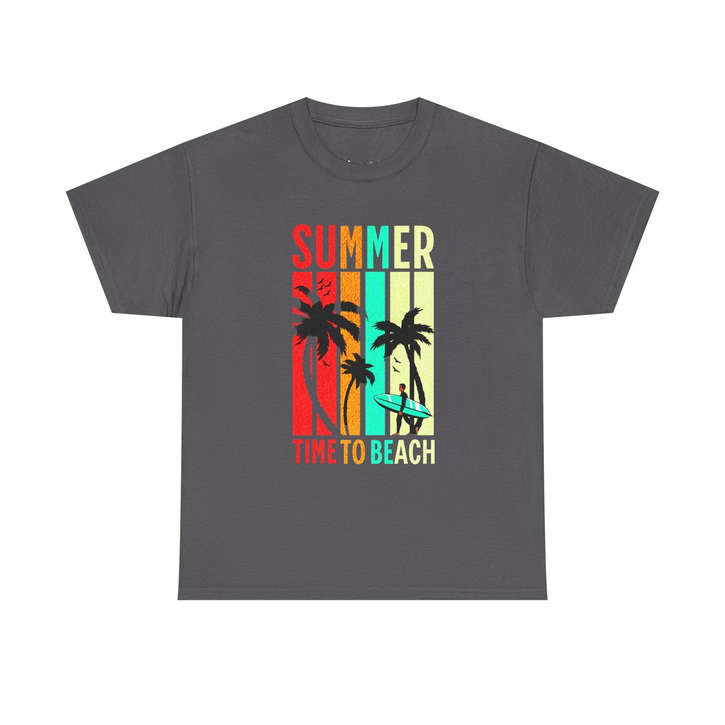 T-shirt con scritta " Summer time to the beach "
