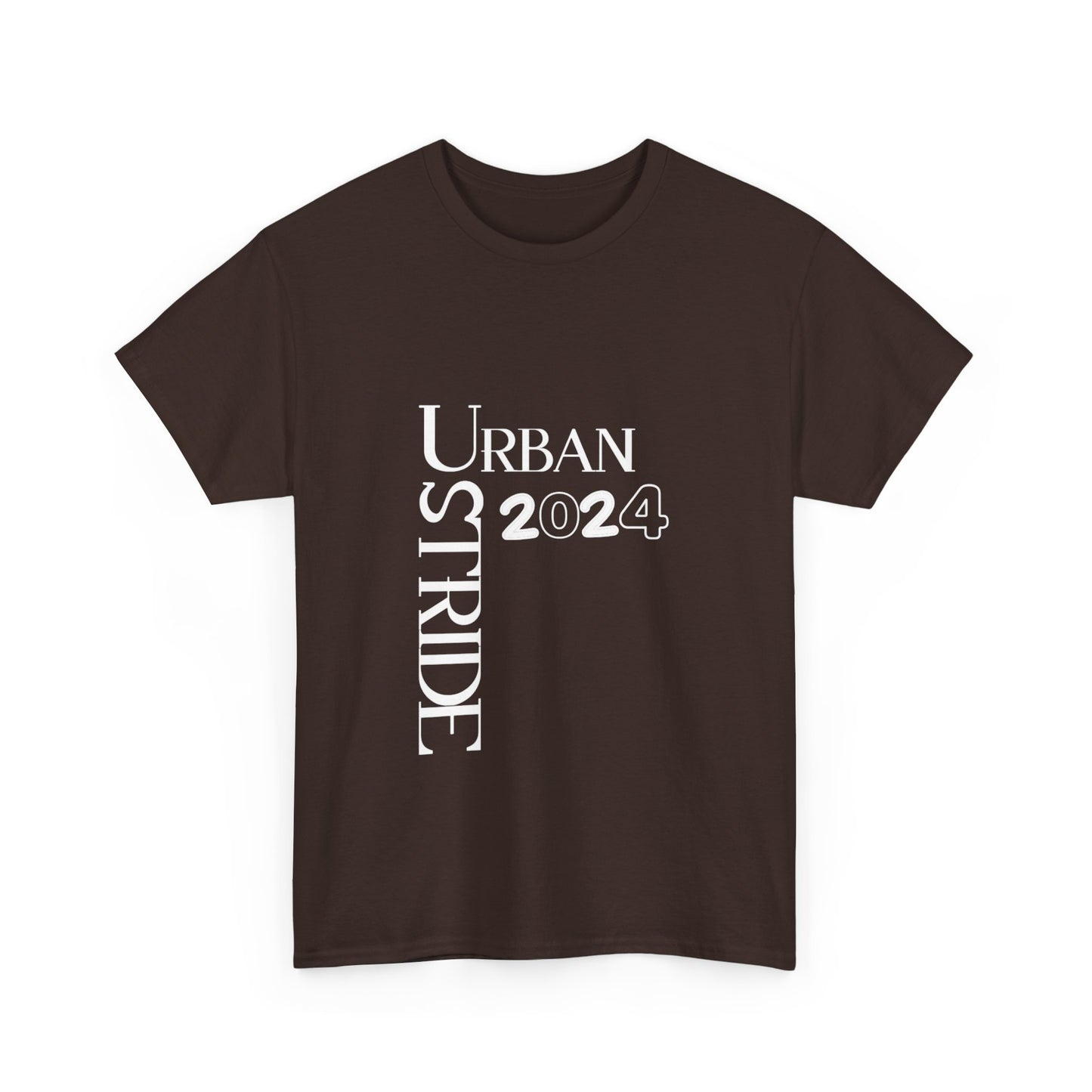 T-shirt con scritta "Urbanstride" red & black