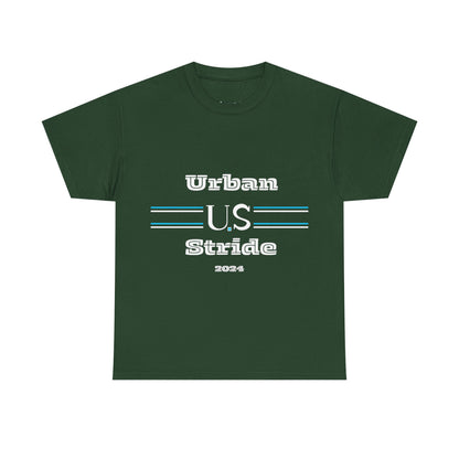 T-shirt con scritta "urbanstride " abbreviata U.S