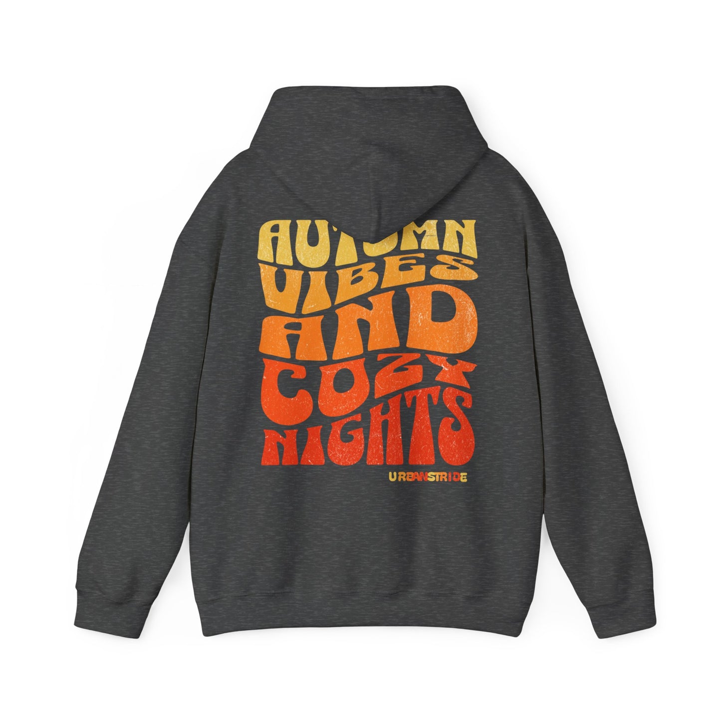 Felpa con scritta "Autumn vibes and cozy nights"