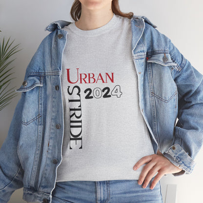 T-shirt con scritta "Urbanstride" red & black