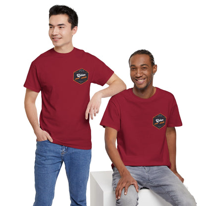 T-shirt Urban Stride® – Logo esagonale vintage in stile aviatore
