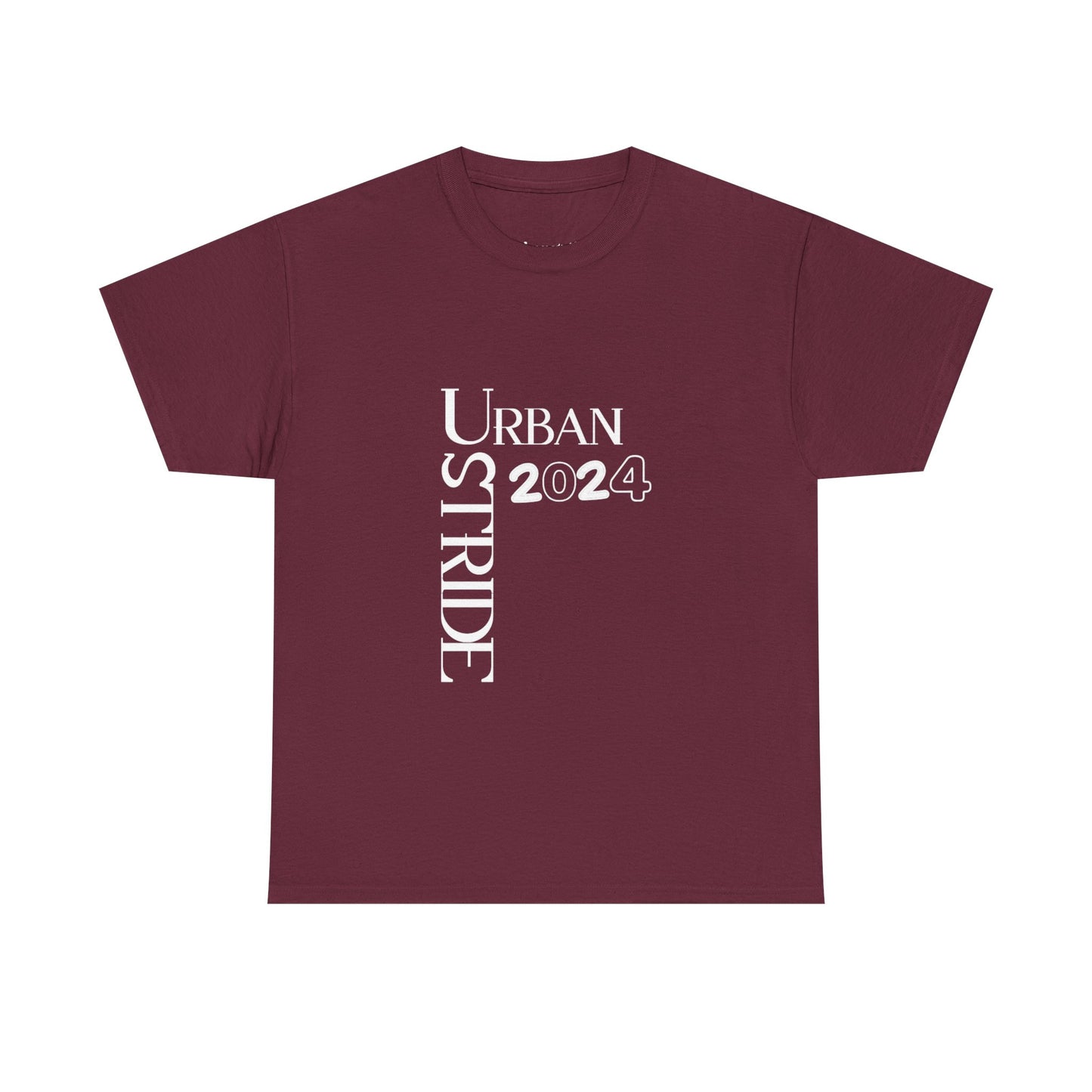 T-shirt con scritta "Urbanstride" red & black