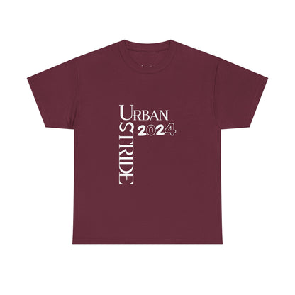 T-shirt con scritta "Urbanstride" red & black
