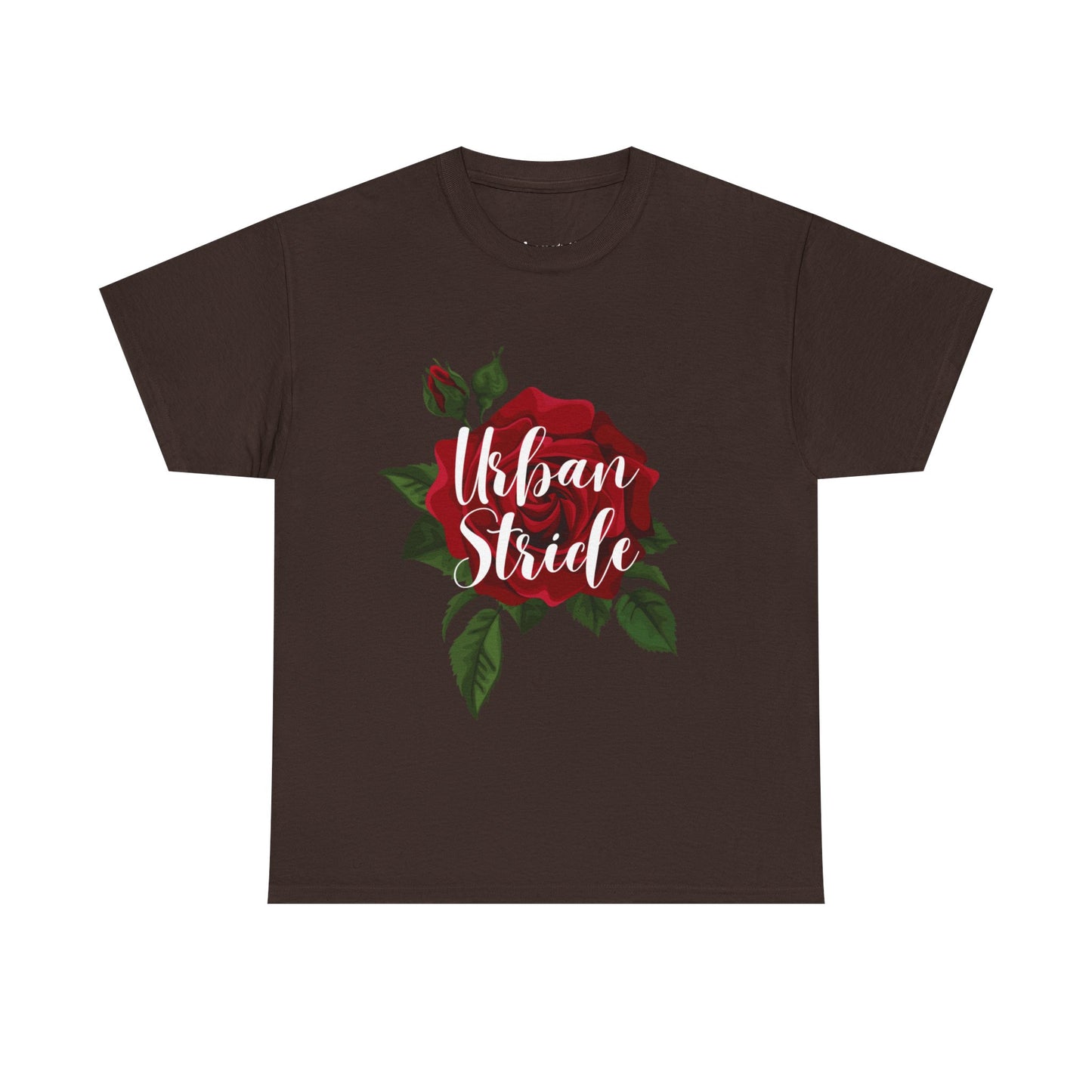 T-shirt con scritta "UrbanStride Vintage Flower