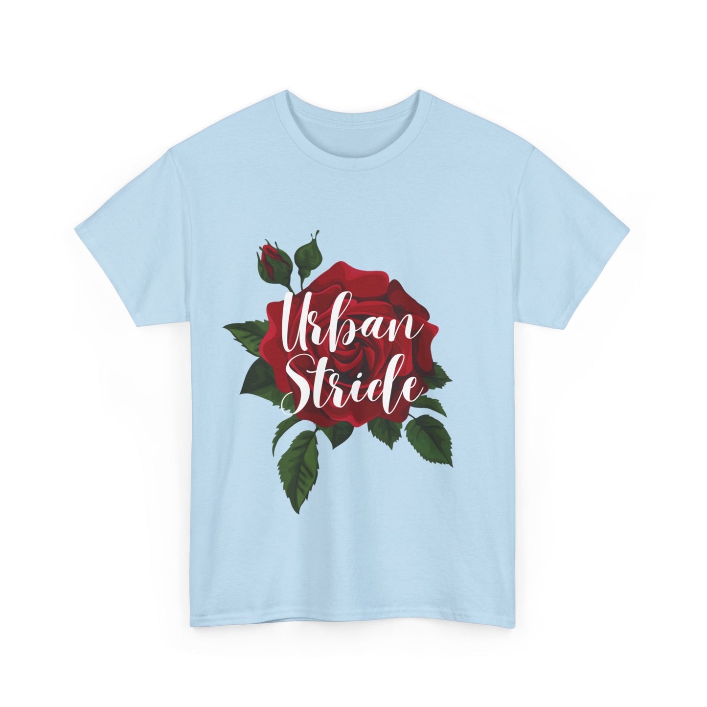 T-shirt con scritta "UrbanStride Vintage Flower