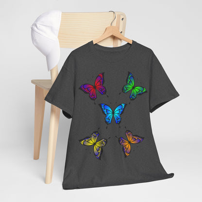 T-shirt con scritta "UrbanStride Butterfly Vibes
