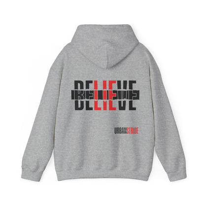 Felpa con scritta "Believe"