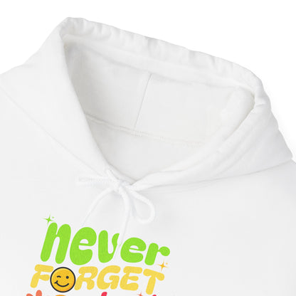 Felpa con scritta "Never forget about your passion"