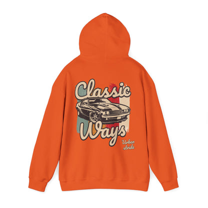 Felpa con scritta "Classic ways"