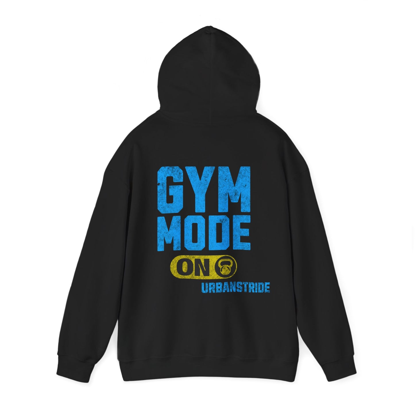 Felpa con scritta "Gym mode on"