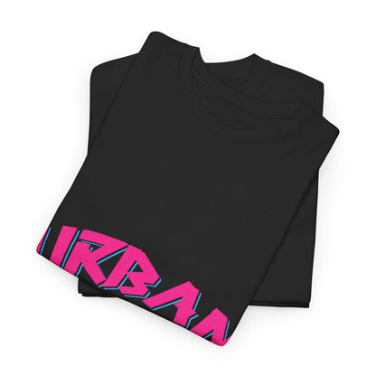 T-shirt con scritta "UrbanStride Neon Pulse"
