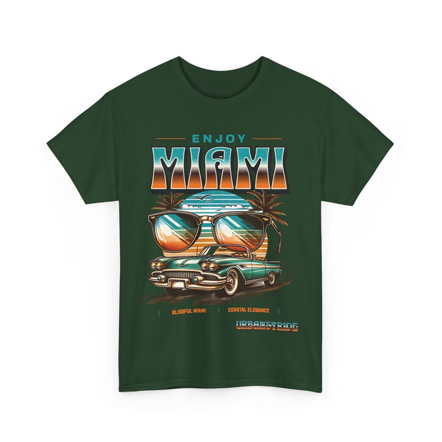 T-shirt con scritta" Enjoy Miami "