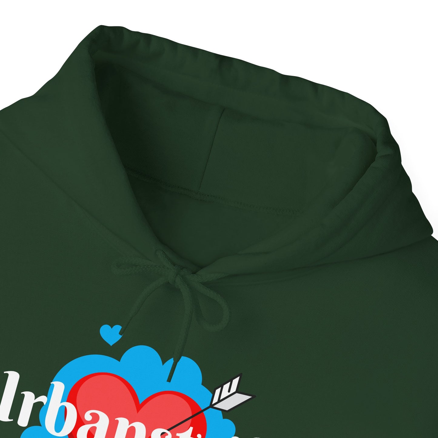 Felpa con logo "URBANSTRIDE" e cuore