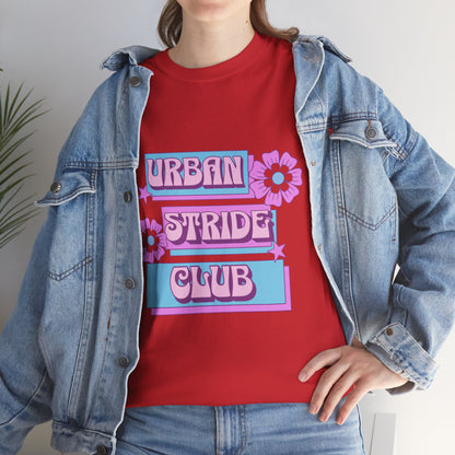T-shirt con scritta "Urbanstride club"