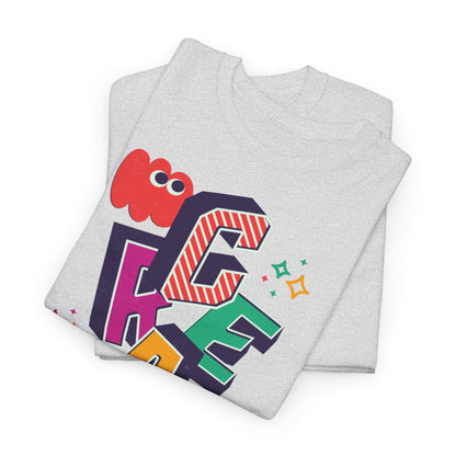 T-shirt con scritta "Create your magic"