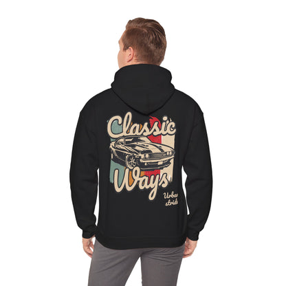 Felpa con scritta "Classic ways"