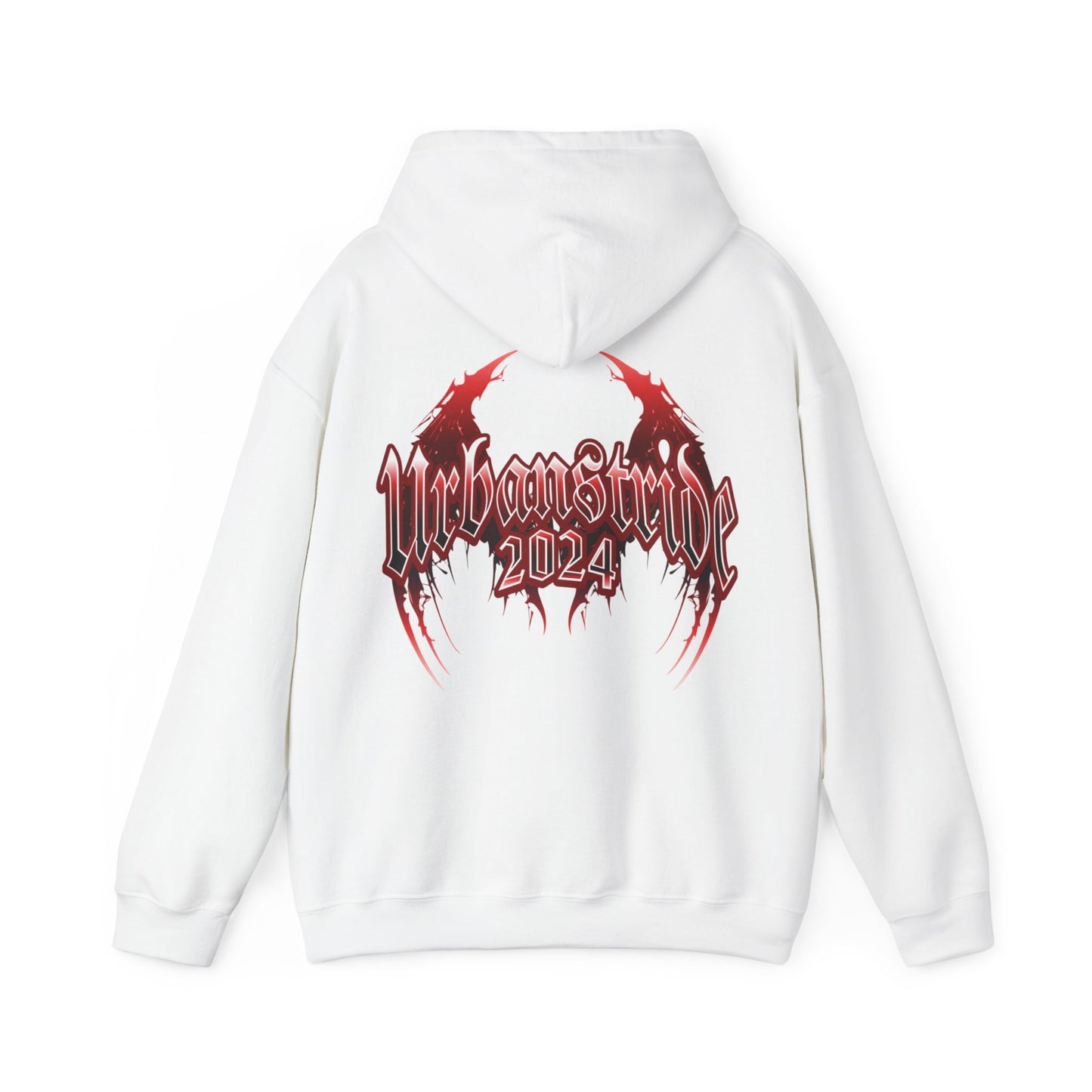 Felpa con scritta "Urbanstride 2024" red wings