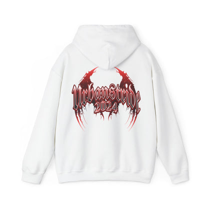 Felpa con scritta "Urbanstride 2024" red wings