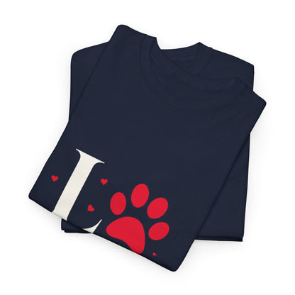 T-shirt con scritta "Love"