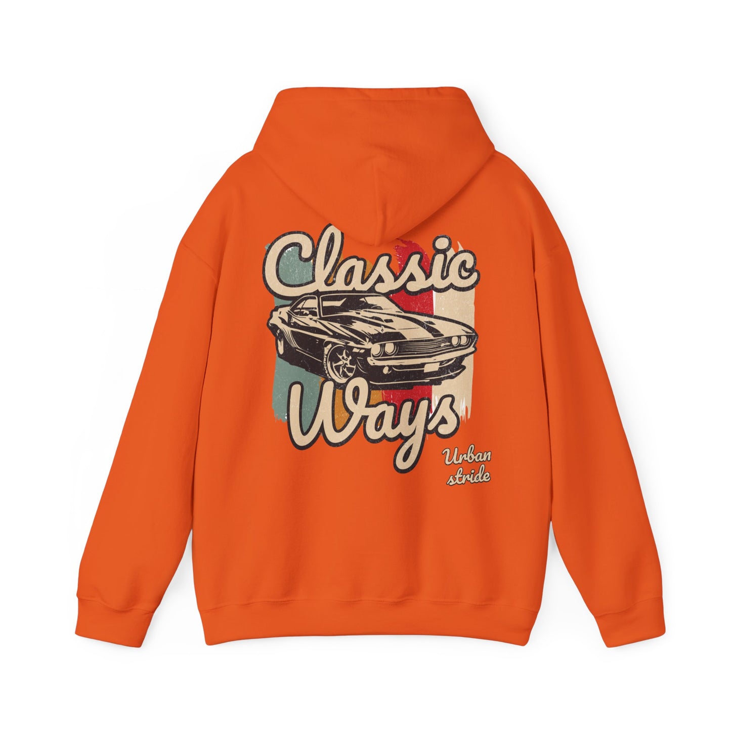 Felpa con scritta "Classic ways"