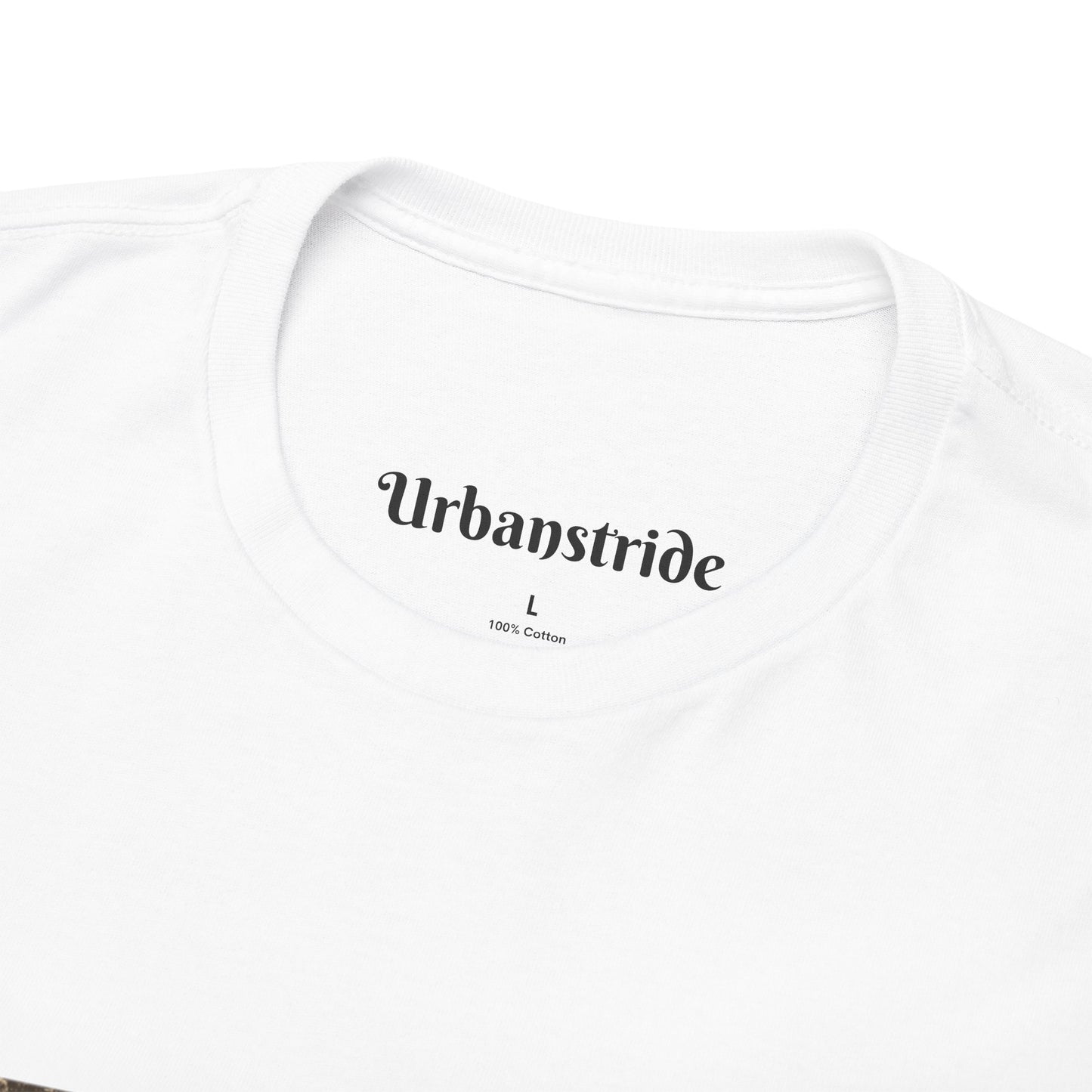 T-shirt con scritta "Sunshine feel good"