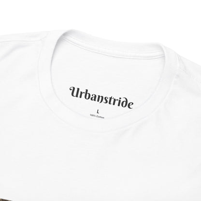 T-shirt con scritta "Sunshine feel good"