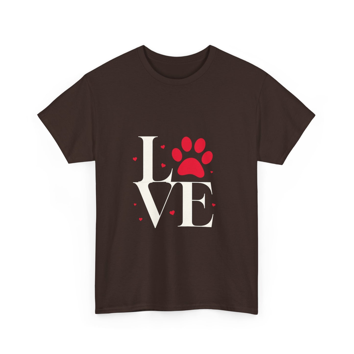 T-shirt con scritta "Love"