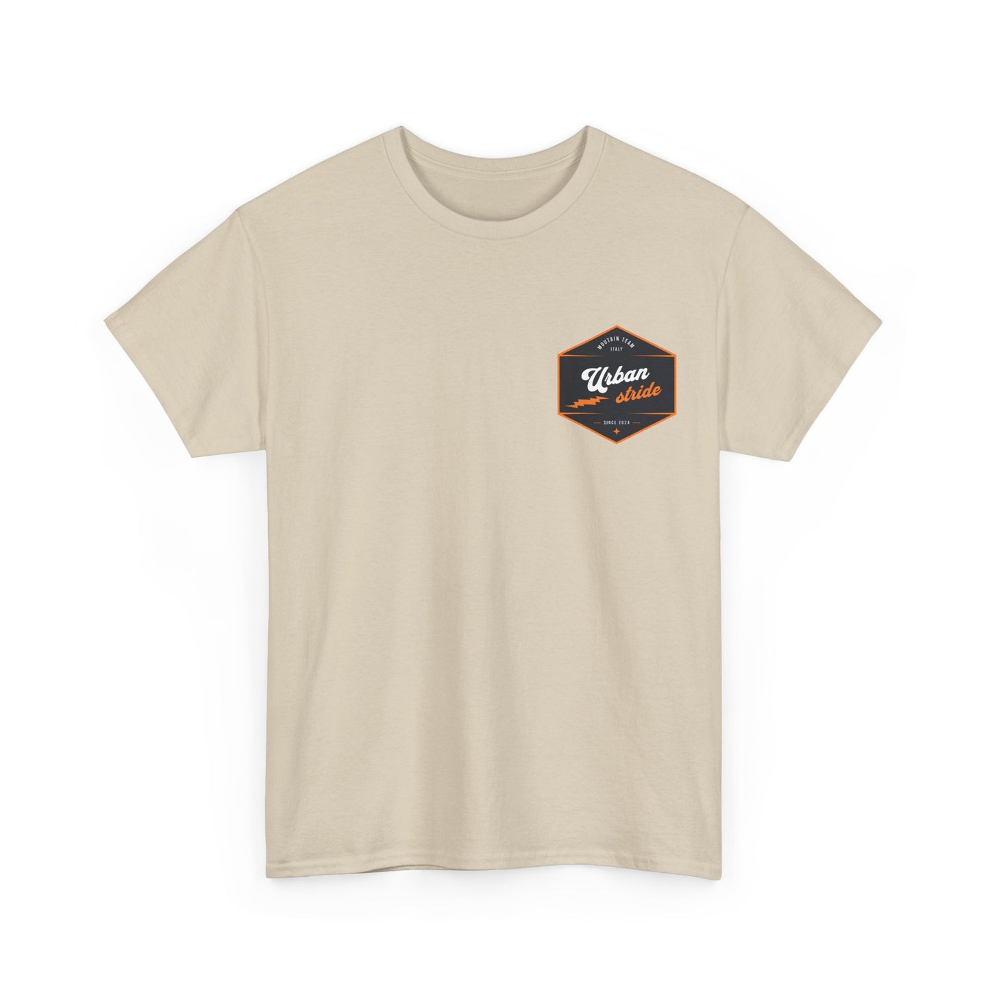 T-shirt Urban Stride® – Logo esagonale vintage in stile aviatore