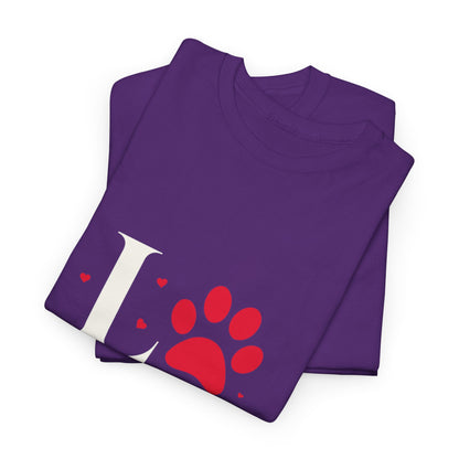 T-shirt con scritta "Love"