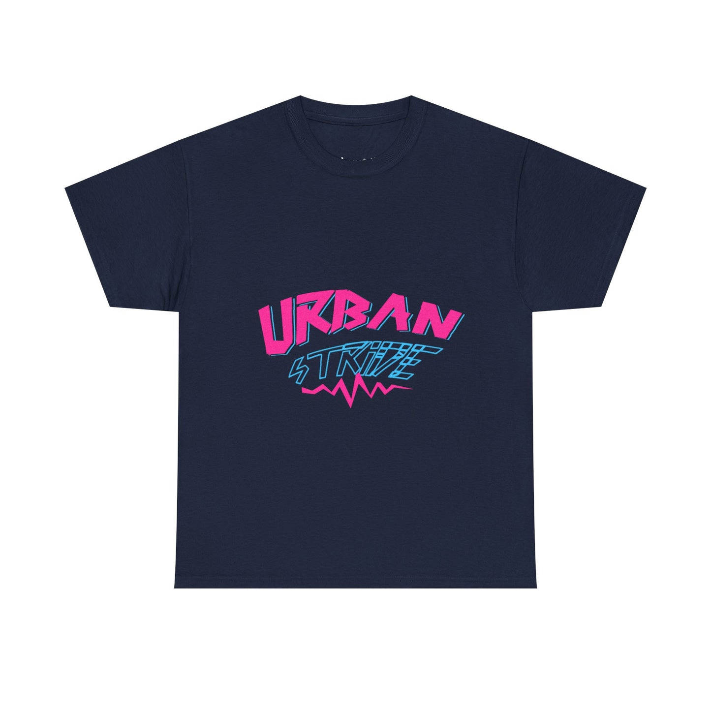T-shirt con scritta "UrbanStride Neon Pulse"