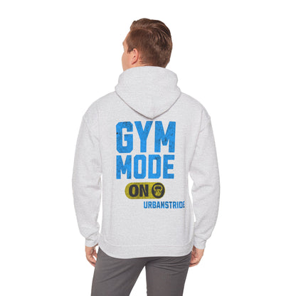 Felpa con scritta "Gym mode on"