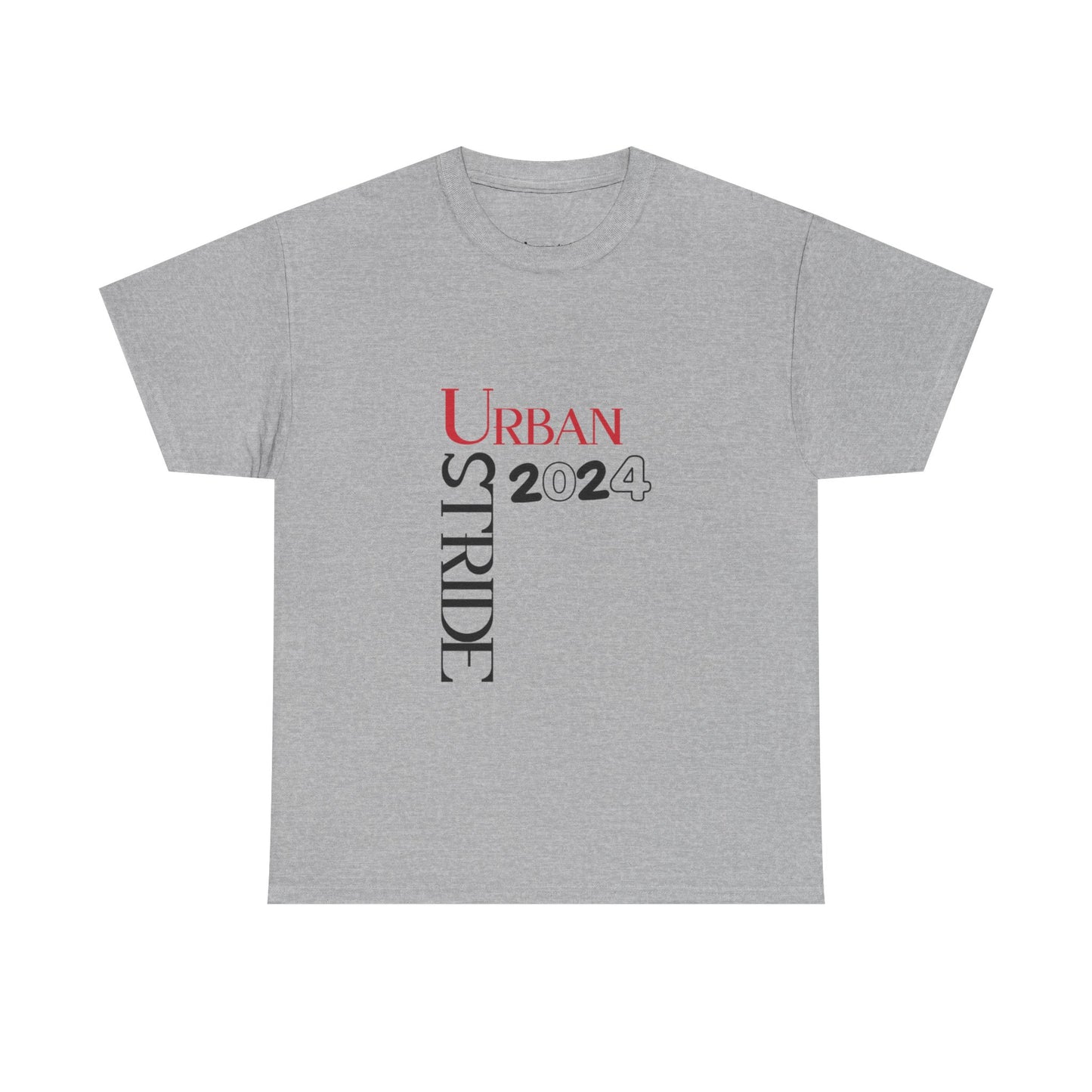 T-shirt con scritta "Urbanstride" red & black