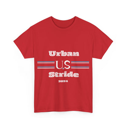 T-shirt con scritta "urbanstride " abbreviata U.S