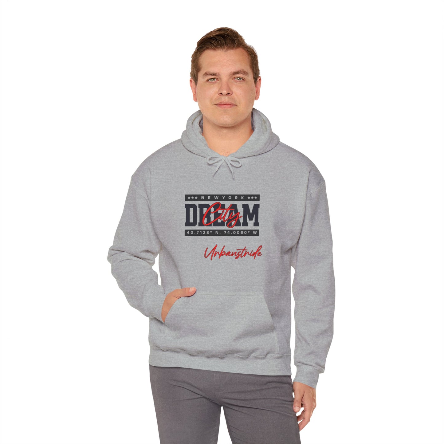 Felpa con scritta "NewYork dream city"